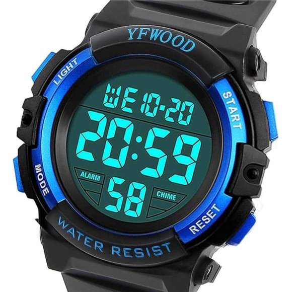 Kids Digital Watch Waterproof Outdoor Watches Children Casual Electronic Analog - Picture 6 of 6